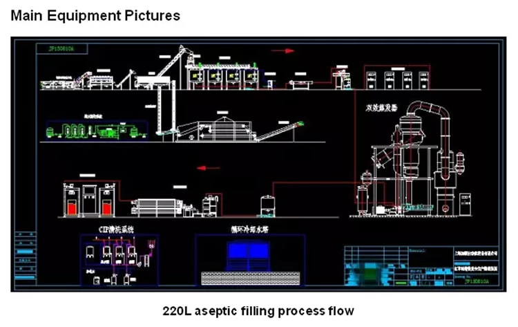 Ligne de production de jus de mangue concentré