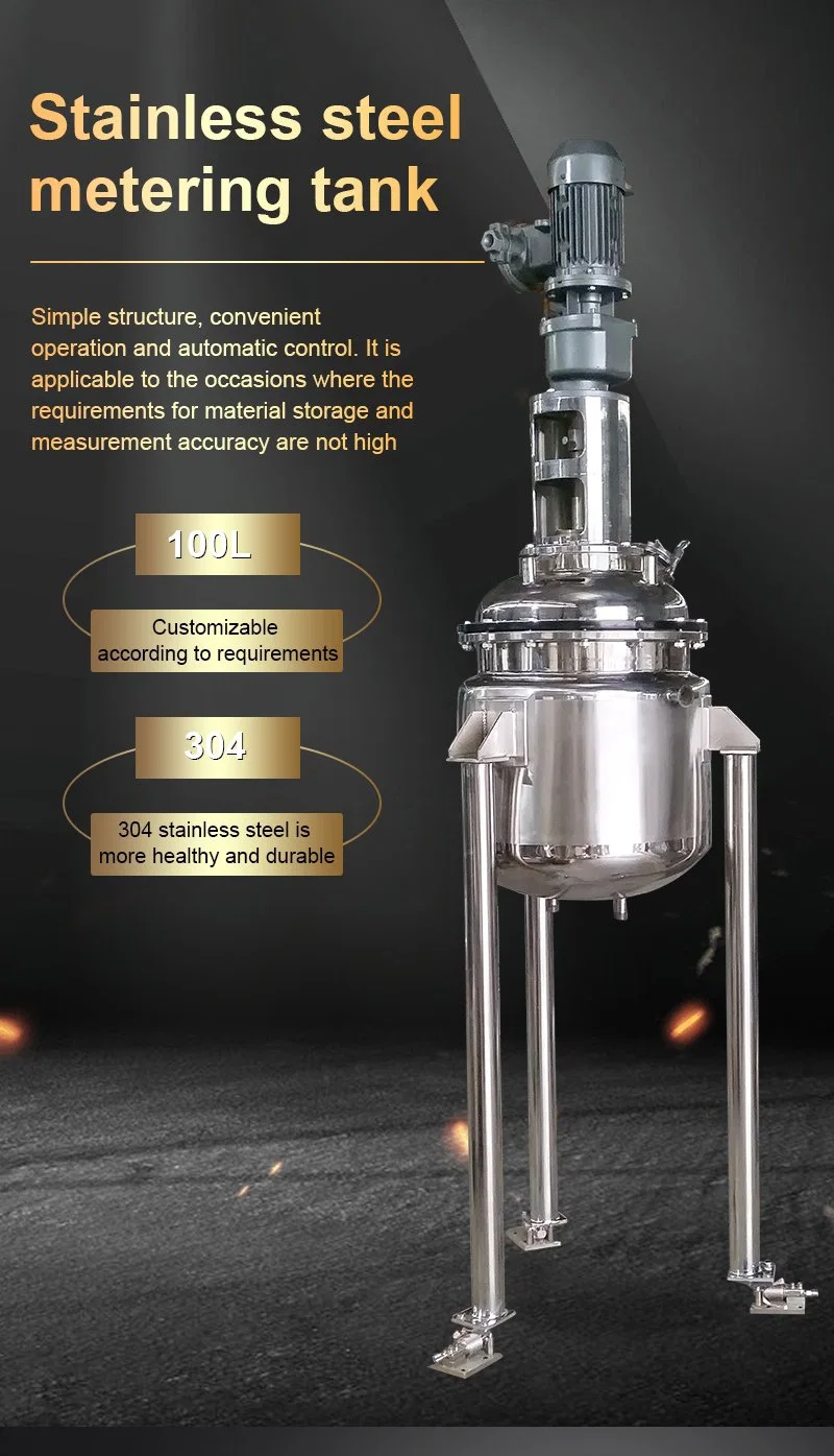 Réservoir de dosage et de mélange de produits chimiques liquides de 100 L avec module de pesage