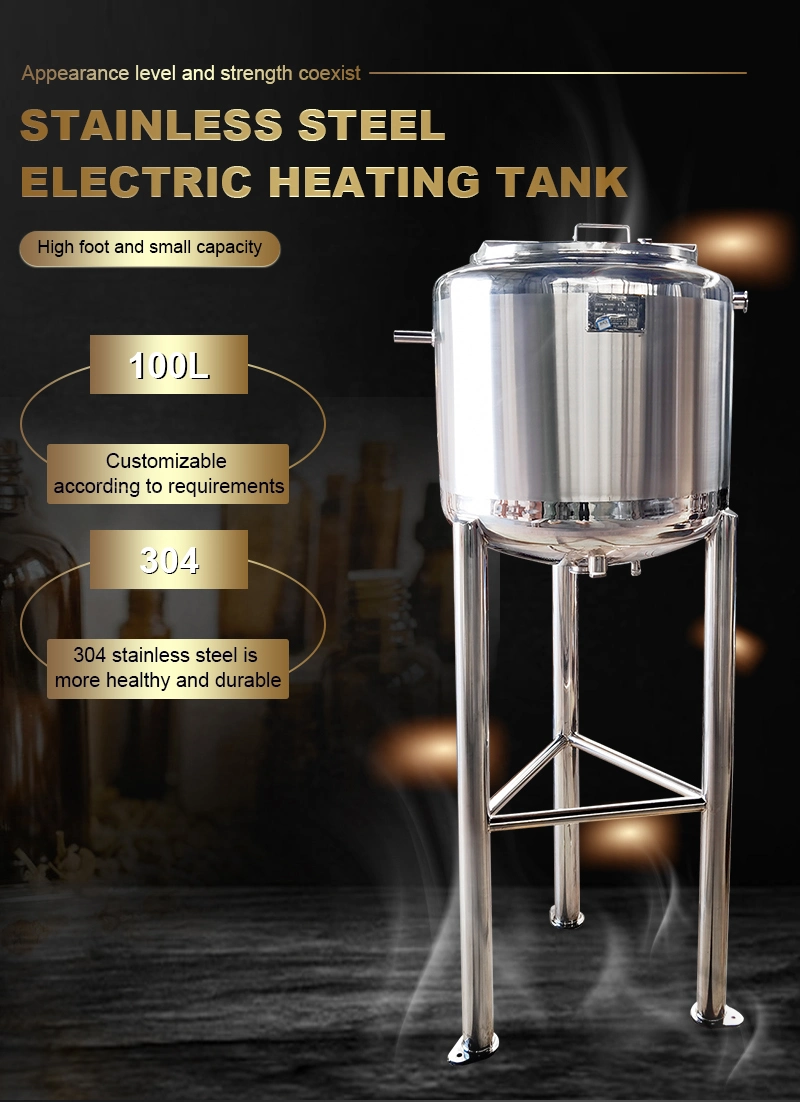 100L Stainless Steel Electric Heating Chocolate Sugar Melting Mixing Tank / Holding Storage Tank