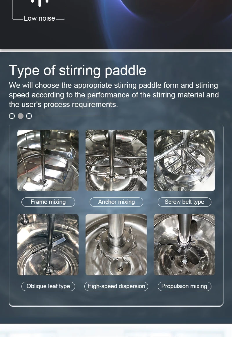 1000L Steam Heating Vacuum Continuous Mixing Bio Reactor