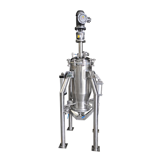 Réservoir d'extraction dynamique en acier inoxydable de 50 L Réducteur antidéflagrant Porte de décharge de scories à verrouillage automatique à double cylindre