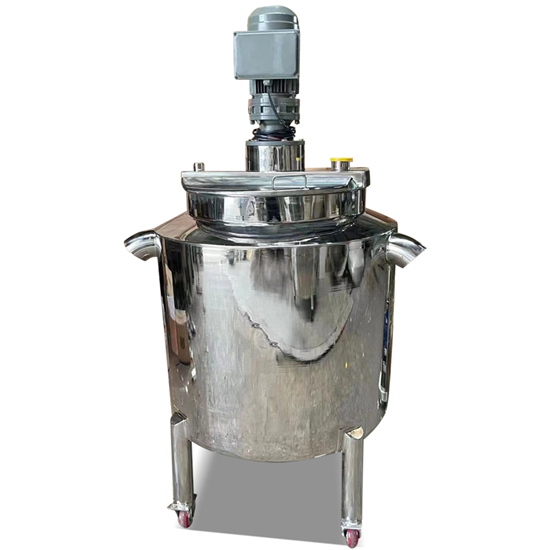 Small Homogeneous Emulsification Coil Cooling 300L Mixing Tank