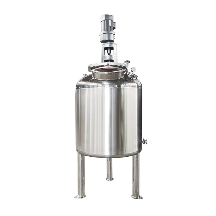 Présentation du produit du réservoir d'émulsification sous vide en acier inoxydable